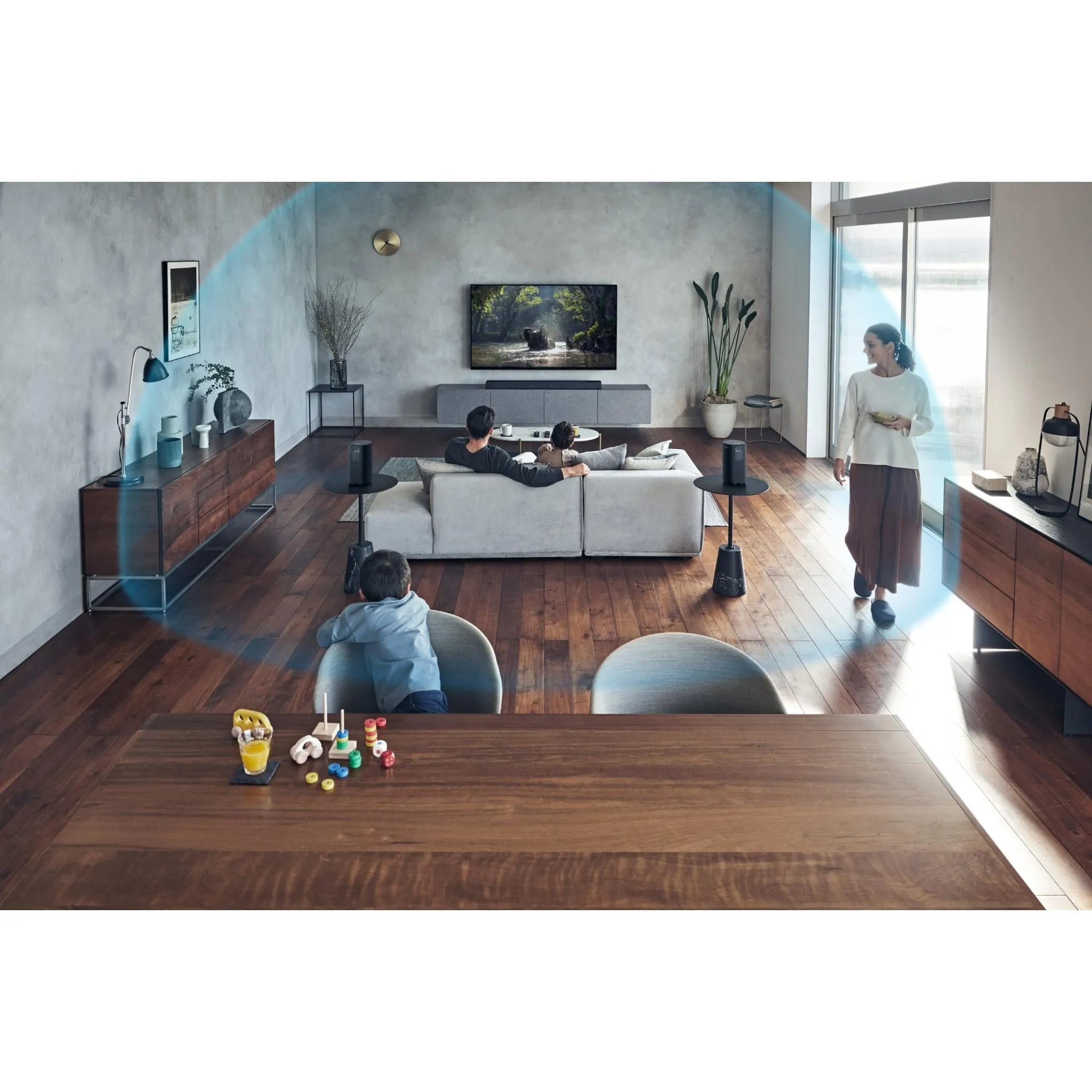 Sony SA-RS5 Wireless Rear Speakers with Built-in Battery
