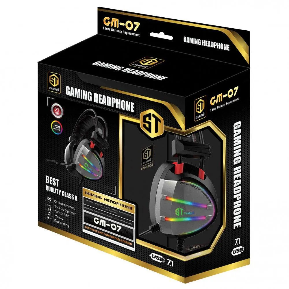 ST-Standard GM-07 Stereo Gaming Headset 7.1 Surround Sound