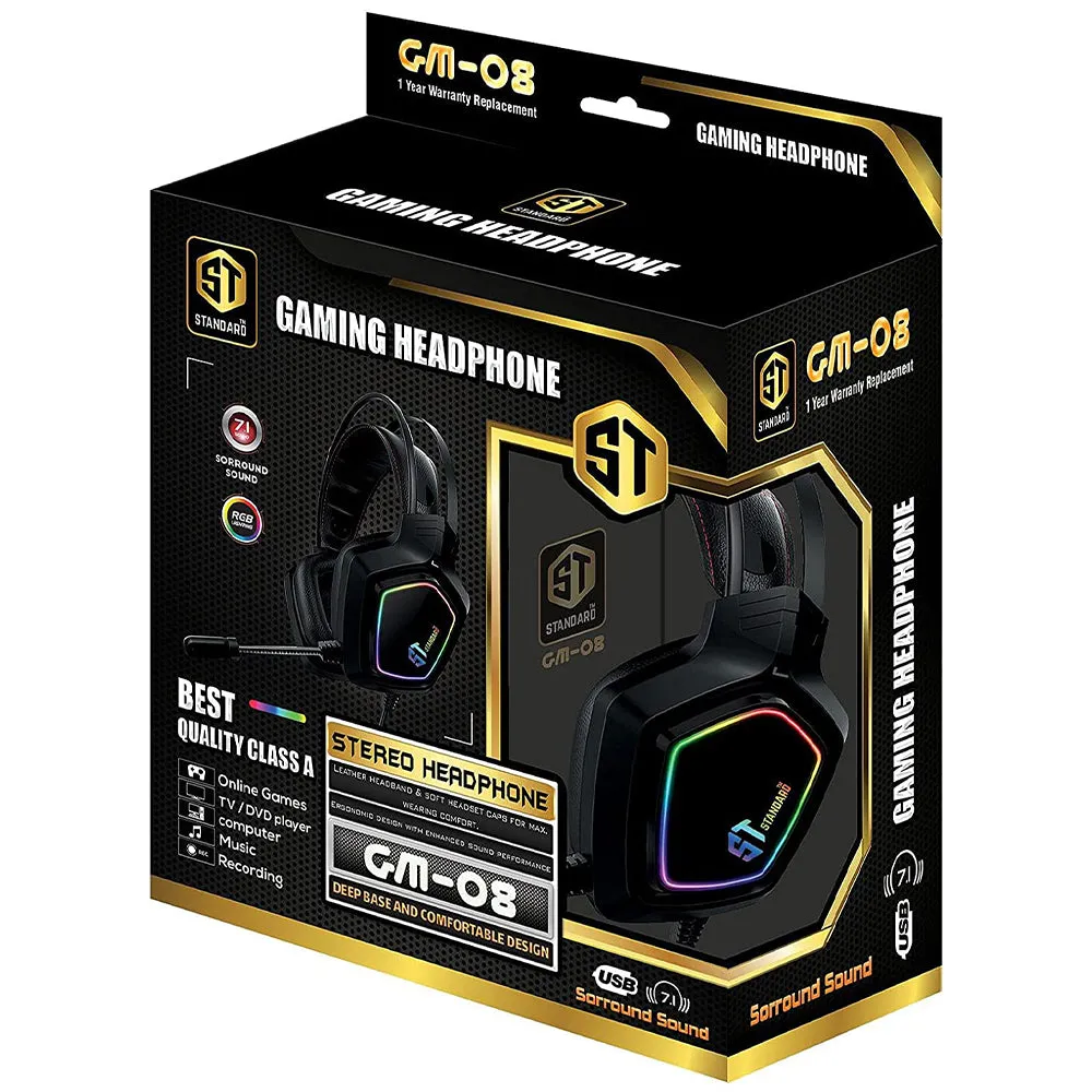 ST-Standard GM-08 Stereo Gaming Headset 7.1 Surround Sound