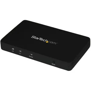 StarTech.com 2-Port HDMI Audio/Video Splitter - 30 Hz to 30 Hz - 3840 × 2160 - 1 x HDMI In - 2 x HDMI Out