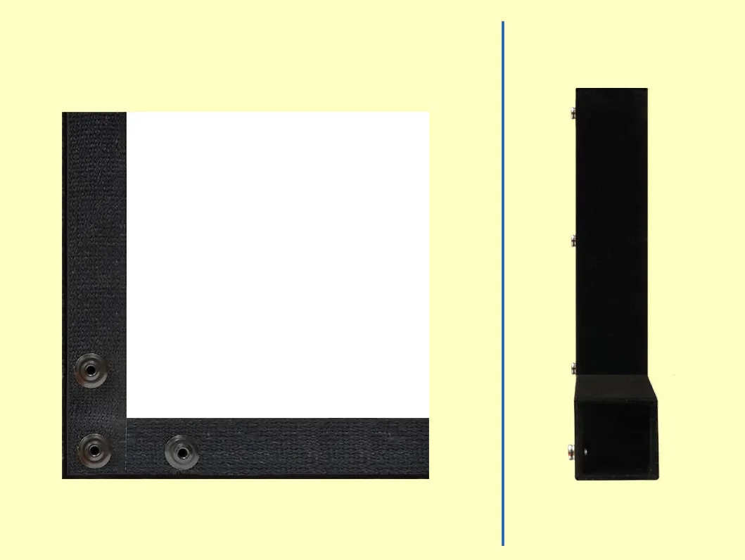 Stewart Filmscreen WallScreen 2.5 Fixed Frame 150" (73.5"x130.75") HDTV [16:9] WS25150HFHG5EZMX