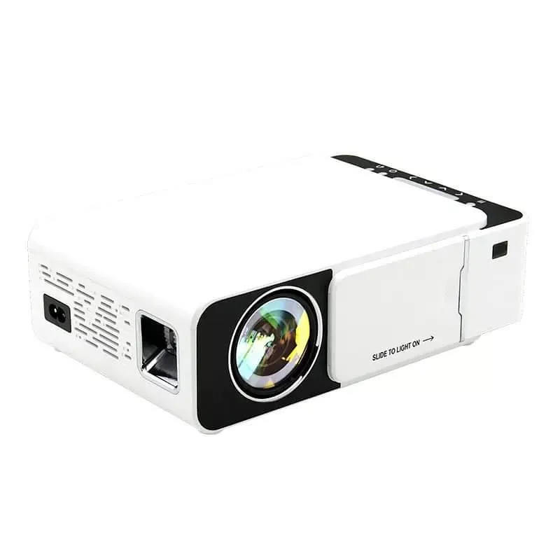 T5 Portable LED 1080P Video HD Projector 100 ANSI Lumens 800*400 Wi-Fi Ready With HDMI, VGA, AV, USB, SD Card