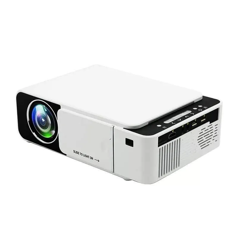 T5 Portable LED 1080P Video HD Projector 100 ANSI Lumens 800*400 Wi-Fi Ready With HDMI, VGA, AV, USB, SD Card