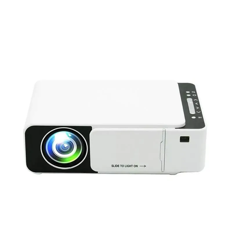 T5 Portable LED 1080P Video HD Projector 100 ANSI Lumens 800*400 Wi-Fi Ready With HDMI, VGA, AV, USB, SD Card