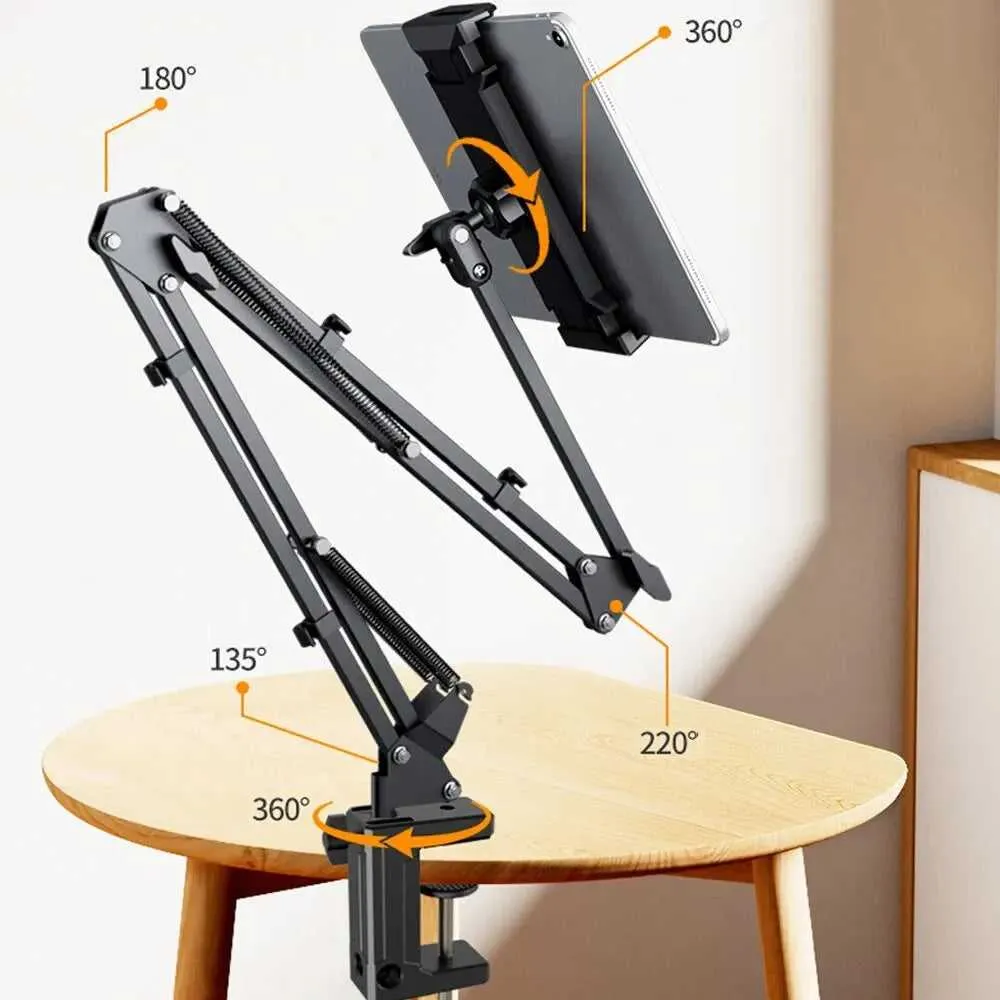 Tablet Stand 360° Rotating Bed Desktop iPad Xiaomi Lenovo Samsung Tab