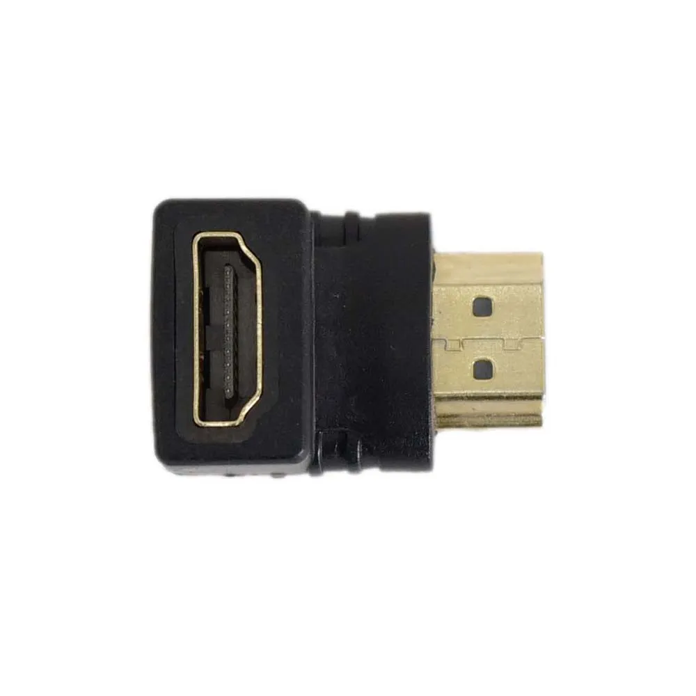 TD-HDPT2 - Compact Right Angle High Definition Cable Adapter 2 Ports - Female and Male