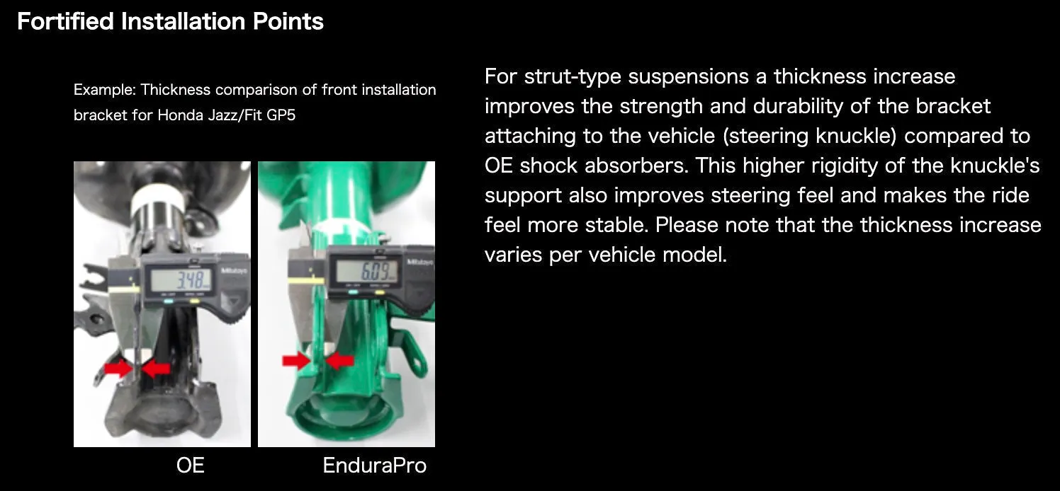 TEIN EnduraPro Plus Shocks Lexus IS250 / IS350 (06-13) [Rear - 16 Way Adjustable] VSL91-B1MS2