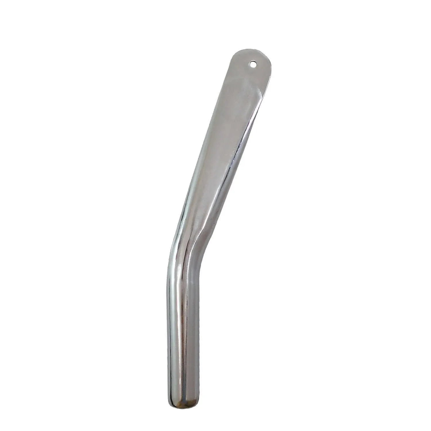 Triple X Sprint Car Nose Wing Aero Front Post - Bent Forward - Chassis Spud to Center Mount - Plated 4130 - (Sold Individually)