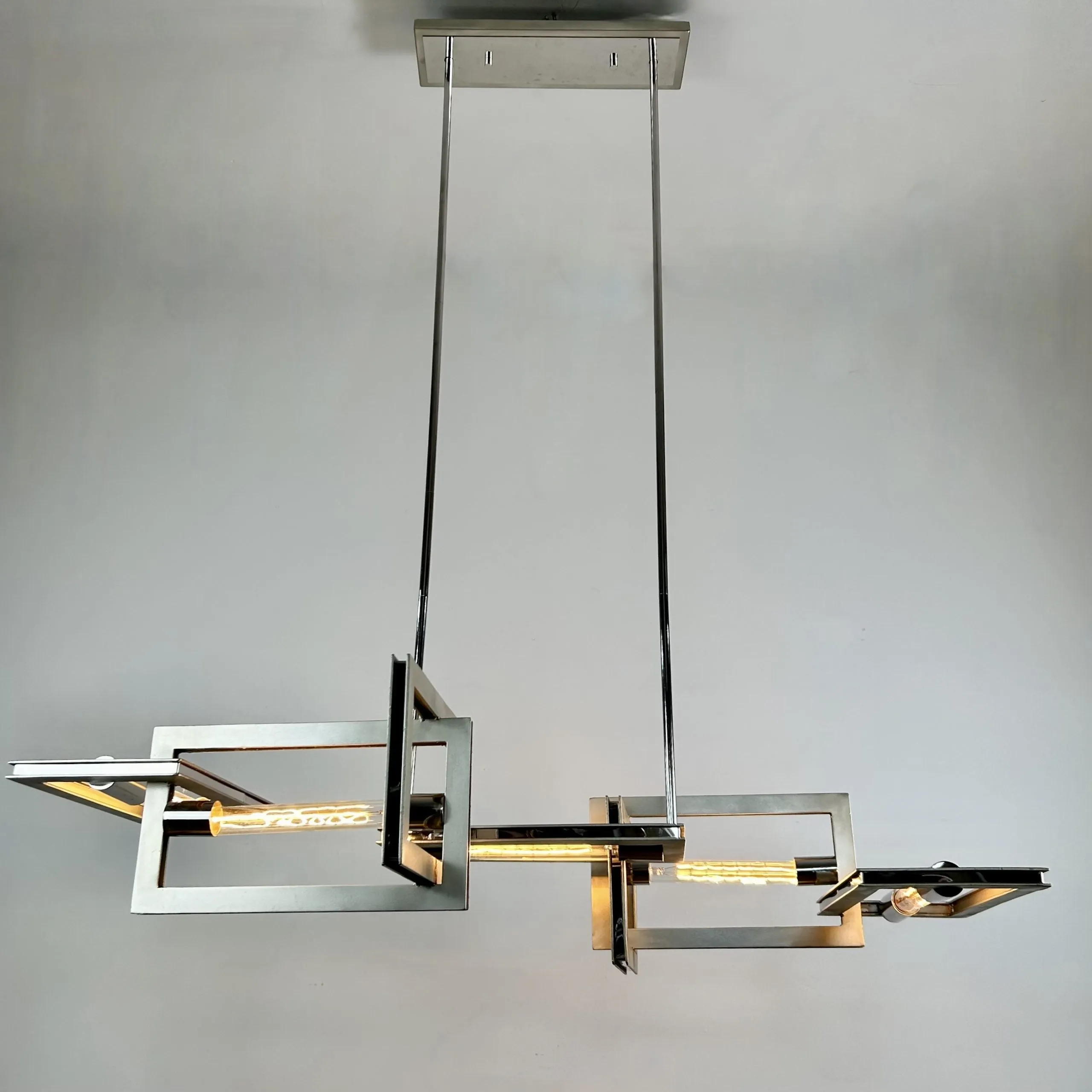 Troy Lighting Chandelier, Contemporary Design, Horizontal