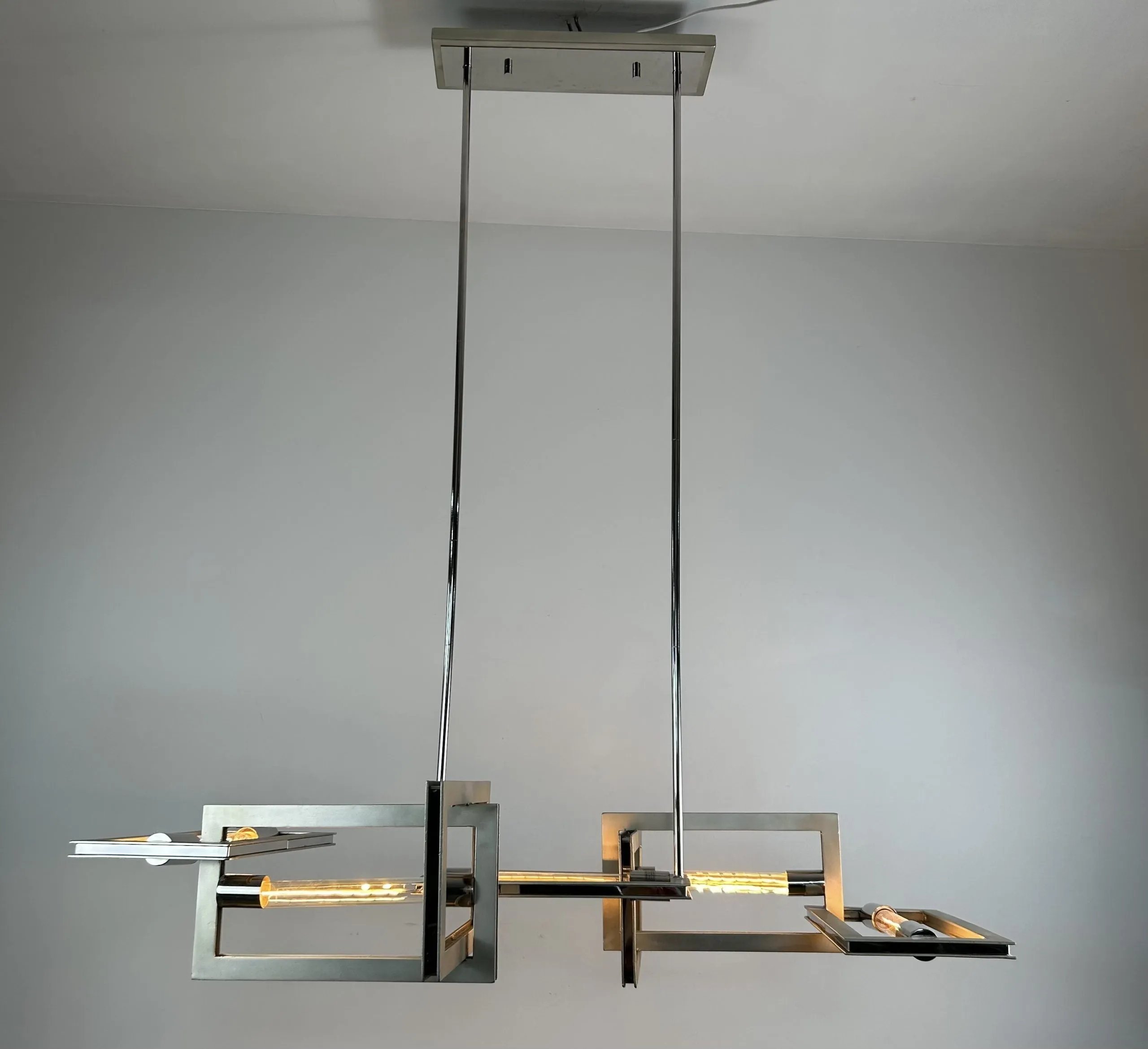 Troy Lighting Chandelier, Contemporary Design, Horizontal