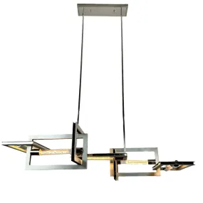 Troy Lighting Chandelier, Contemporary Design, Horizontal
