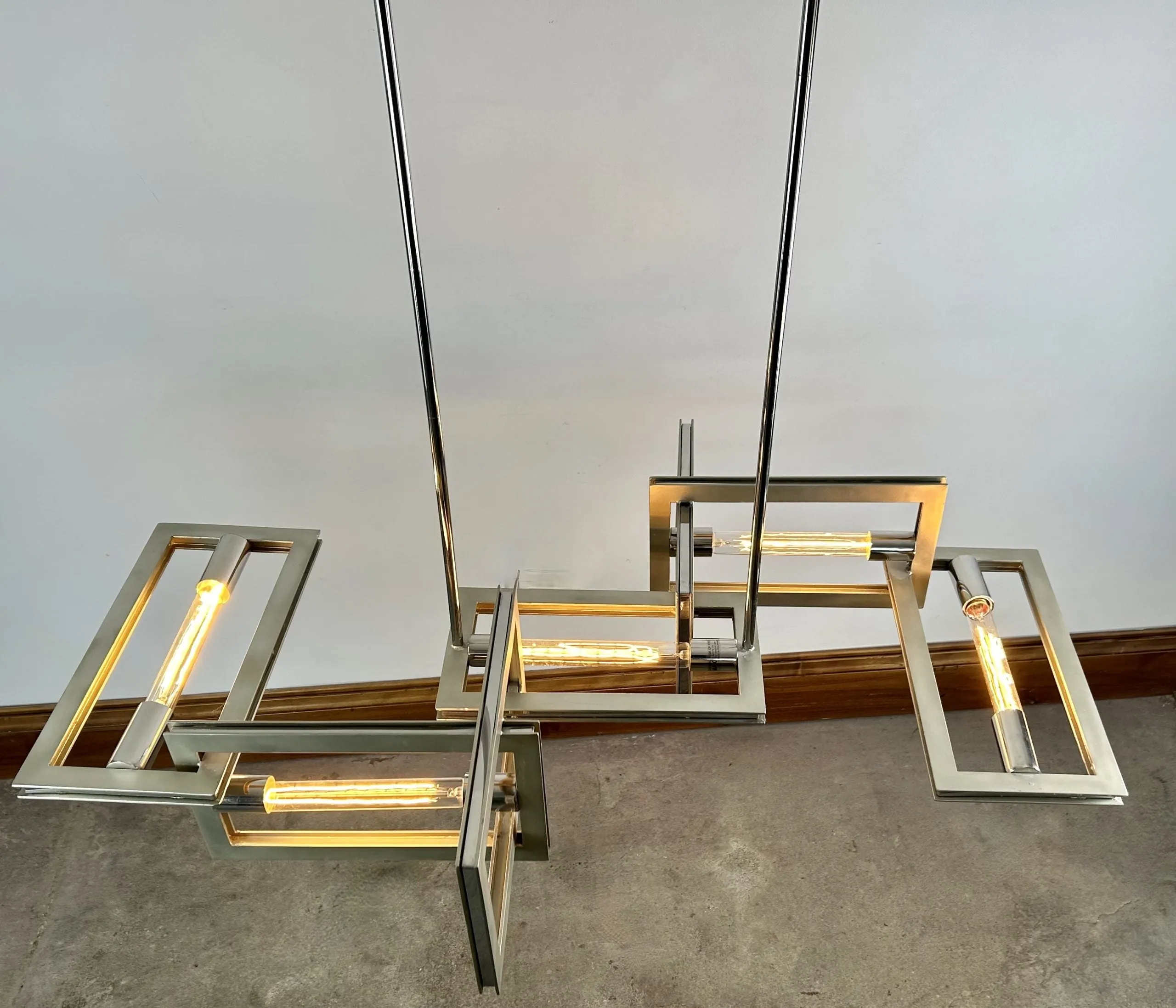 Troy Lighting Chandelier, Contemporary Design, Horizontal