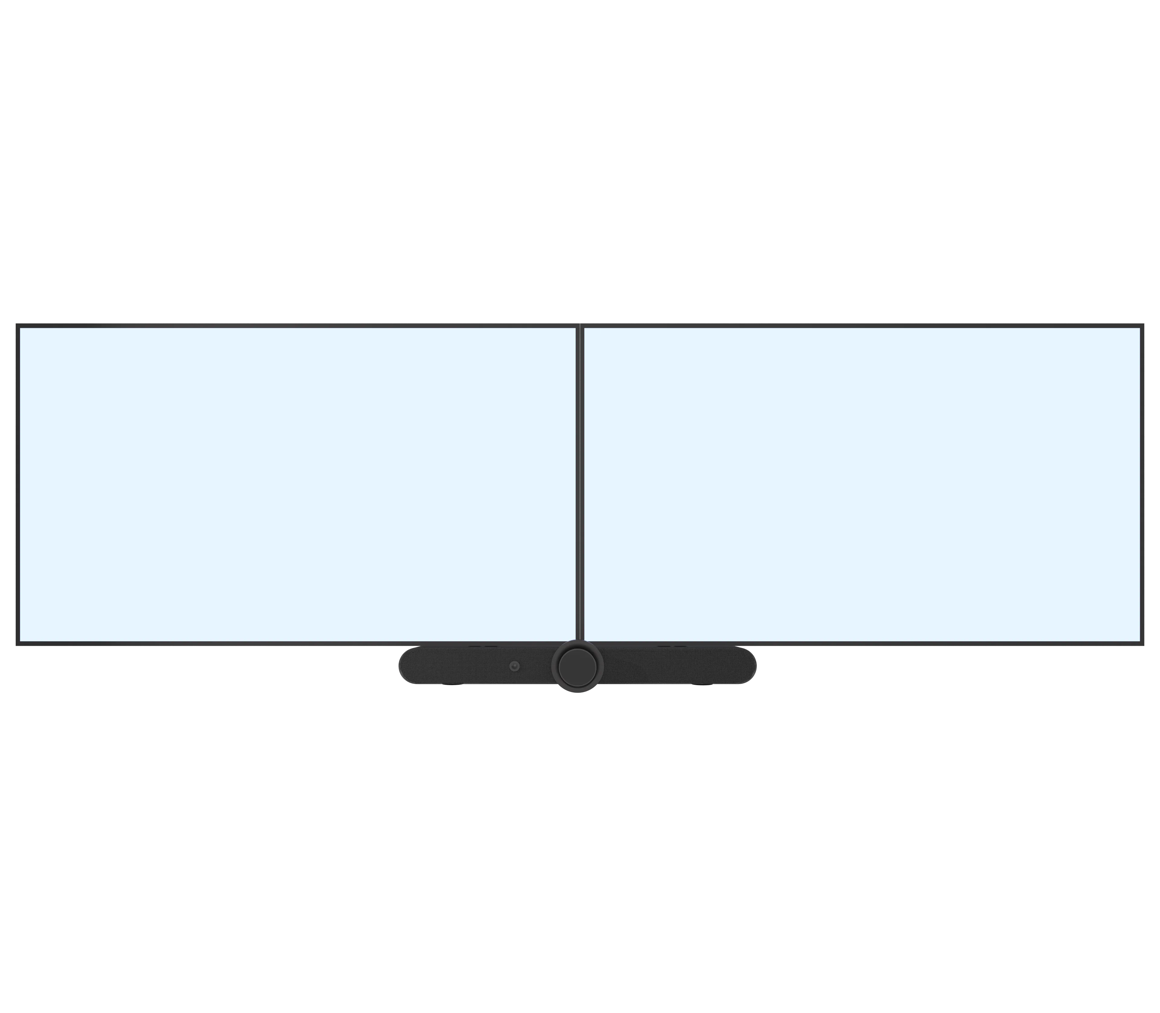 Universal UC/VC Soundbar Mount for 55" to 98"  single displays and 55" to 75" dual displays