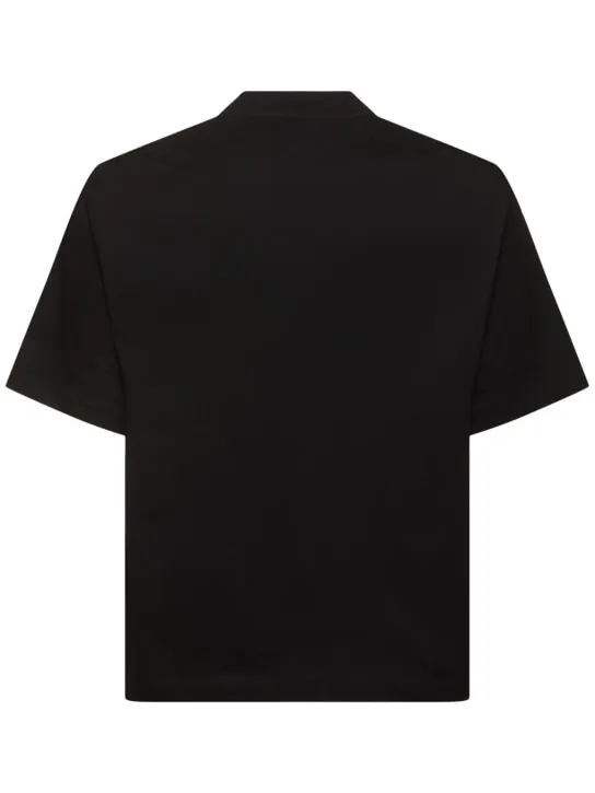 Versace   Compact cotton jersey t-shirt 