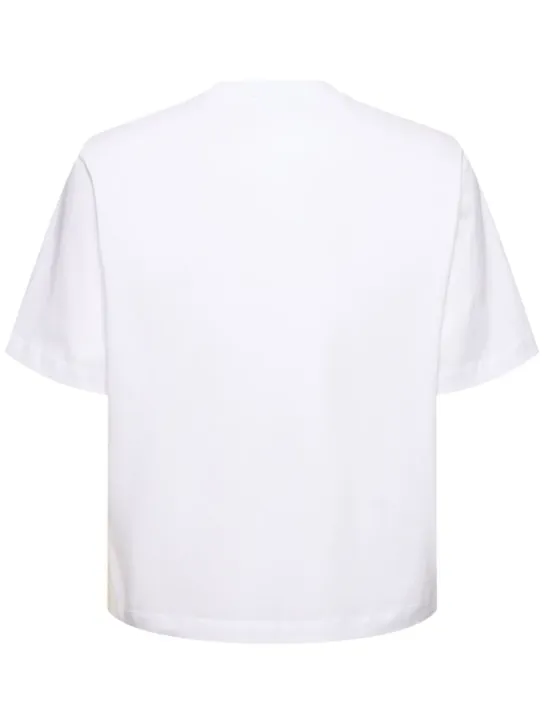 Versace   Compact cotton jersey t-shirt 
