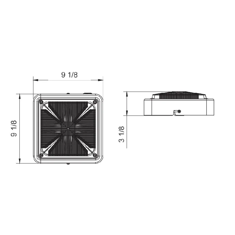 Westgate CXES 10W/20W/30W Square New Concept Garage and Ceiling Lights