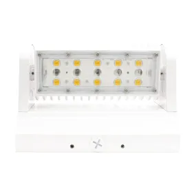 White 40 Watt Led Wall Pack, Rotatable Single Head 120~277V- 3000K