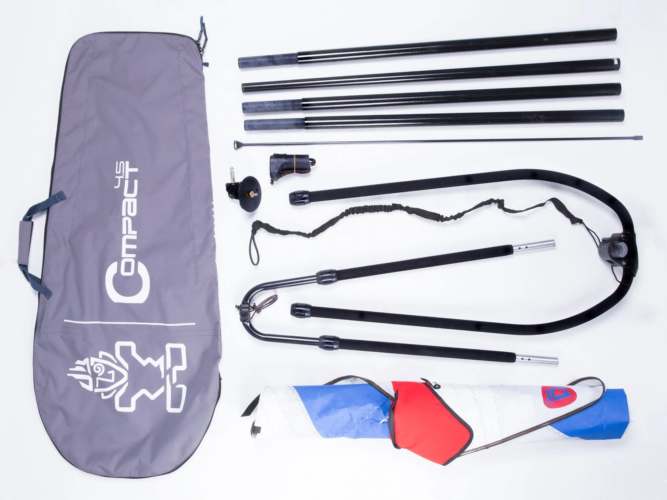 Windsup Windsurfing Sail Compact Package