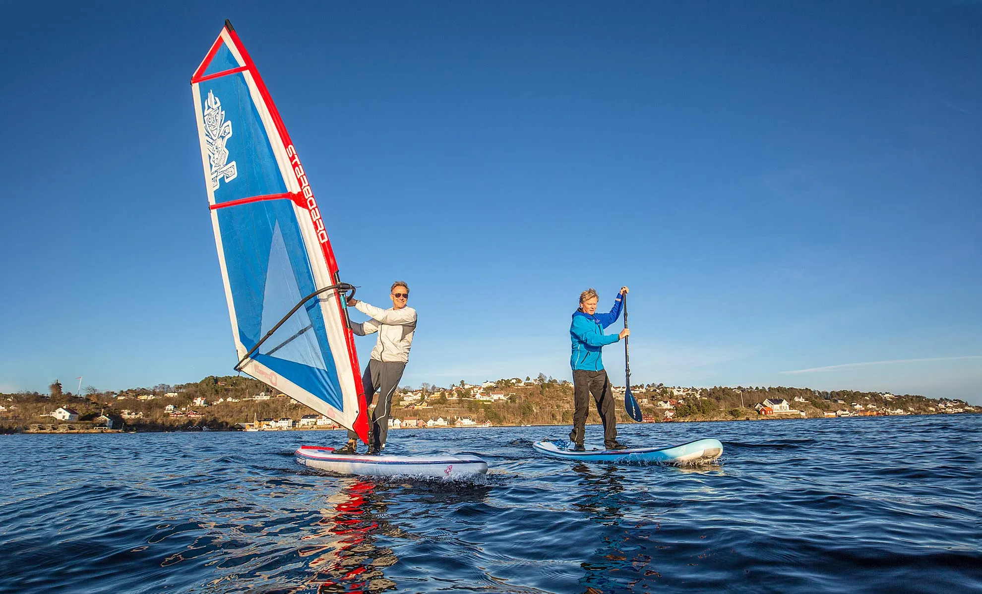 Windsup Windsurfing Sail Compact Package