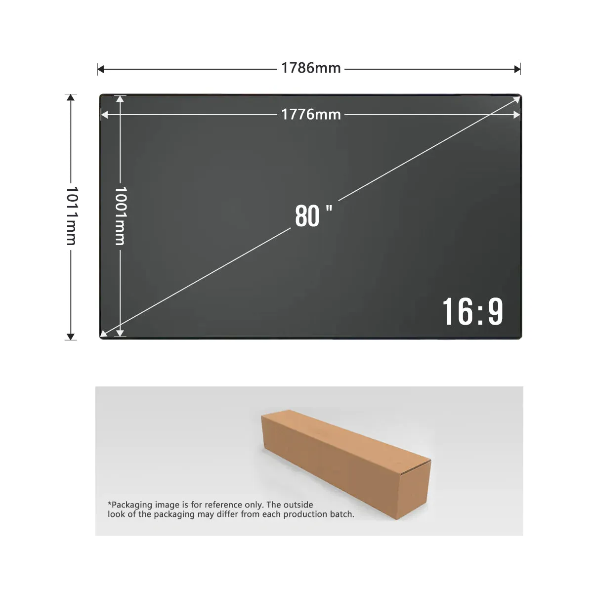 Winways Medium Throw ALR Rollable Fresnel Screen