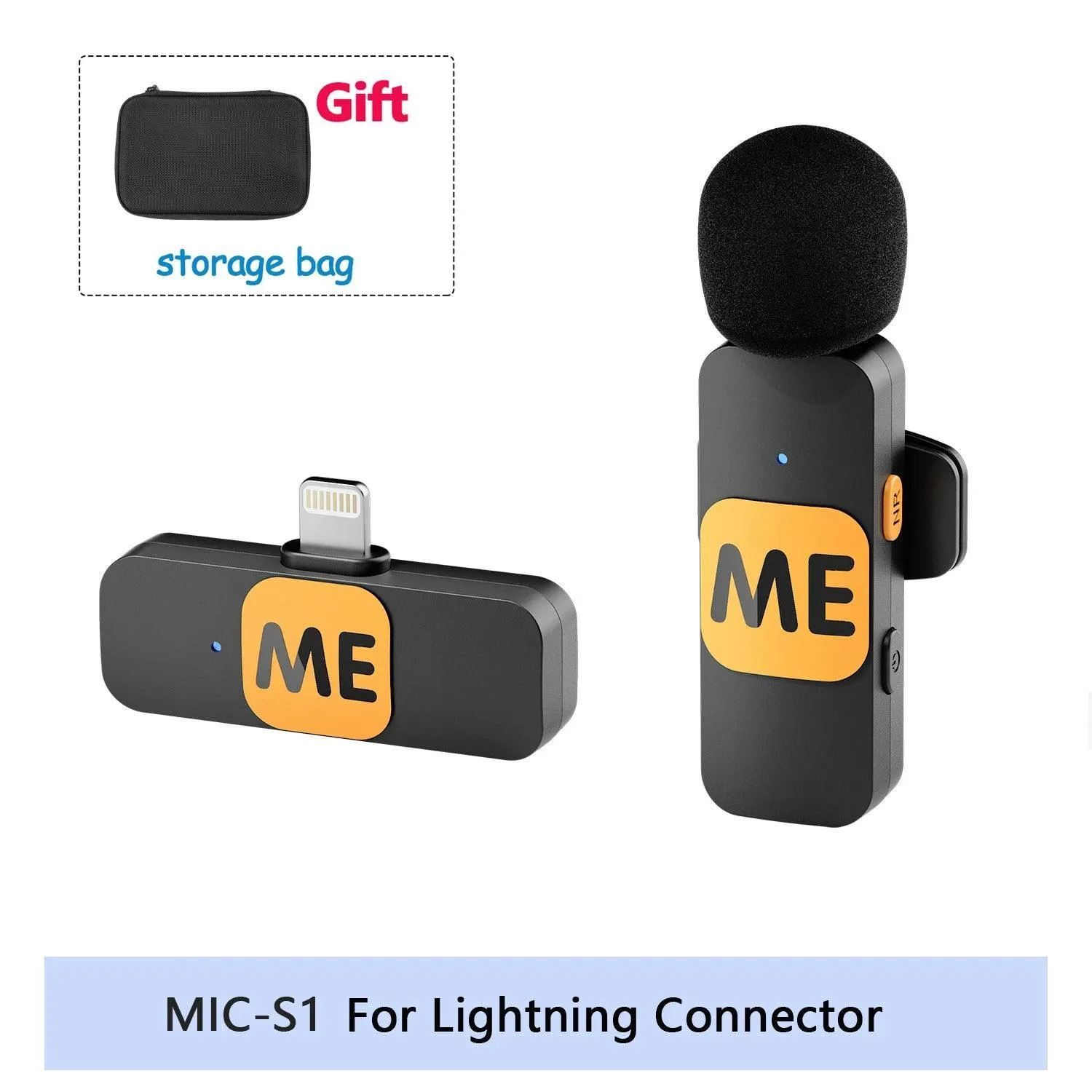 Wireless Lavalier Mic Kit: Professional Sound for iOS/Android