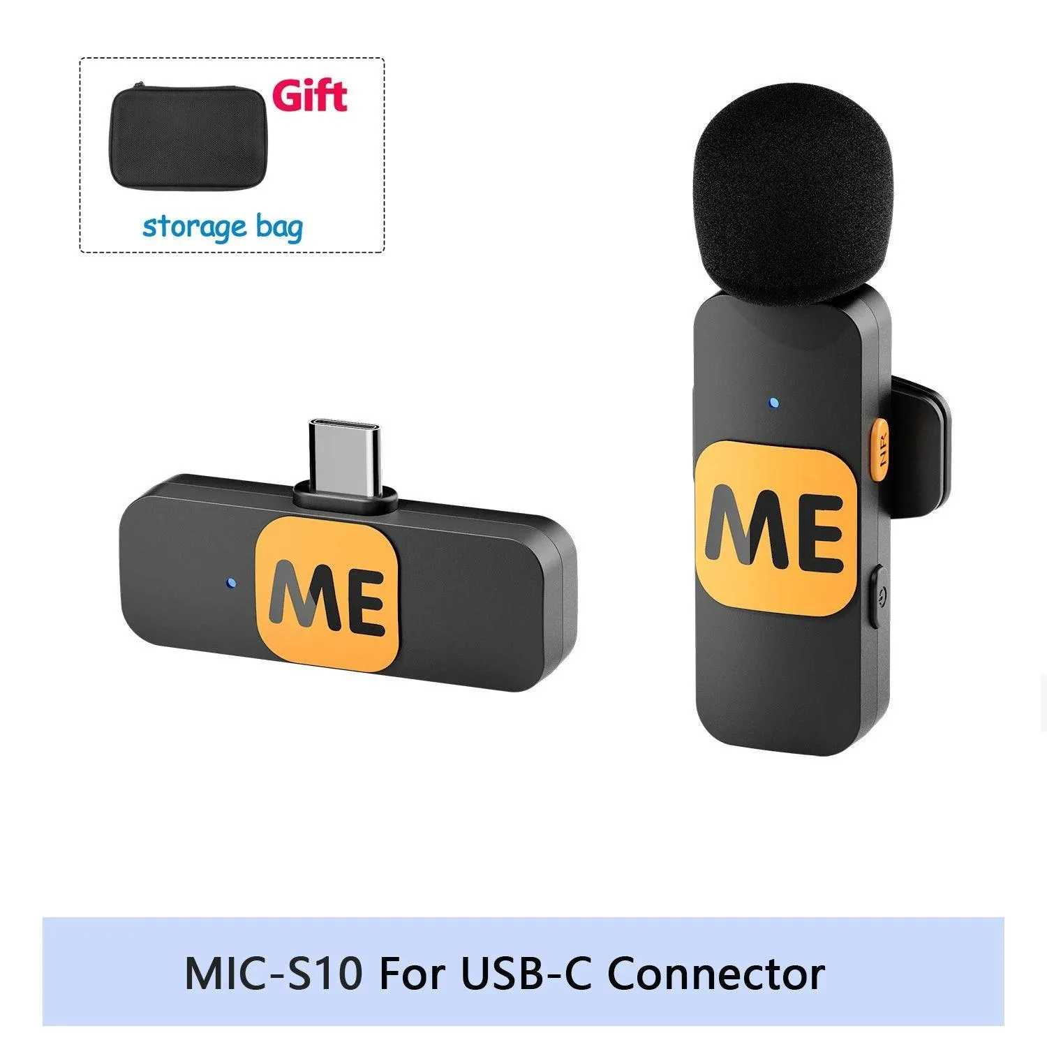 Wireless Lavalier Mic Kit: Professional Sound for iOS/Android