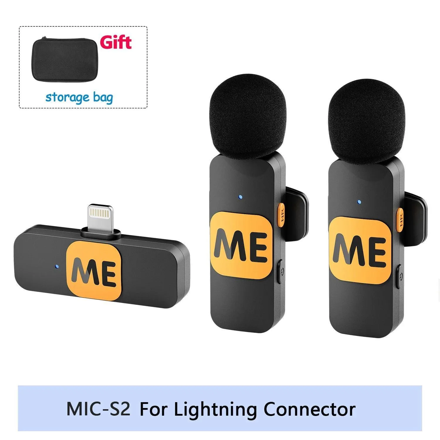 Wireless Lavalier Mic Kit: Professional Sound for iOS/Android
