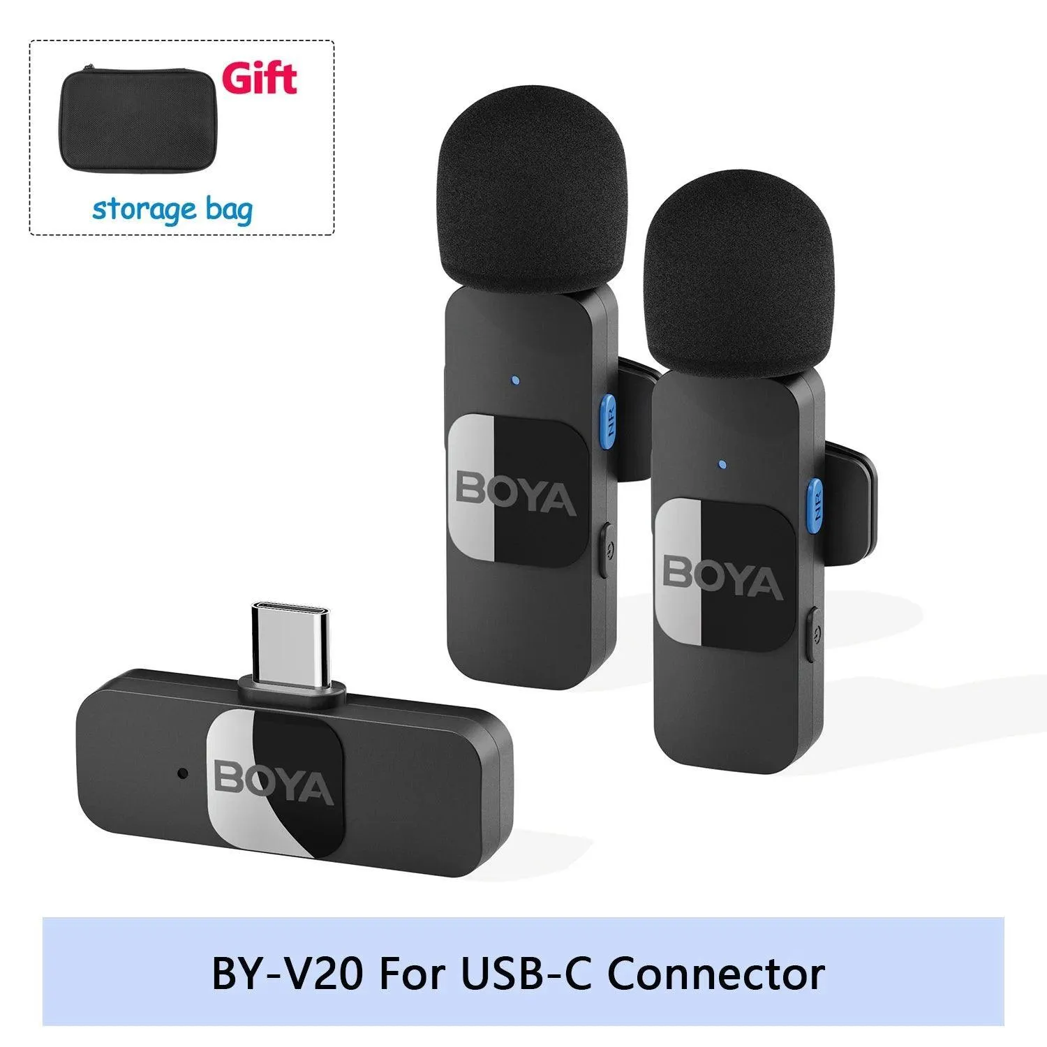 Wireless Lavalier Mic Kit: Professional Sound for iOS/Android