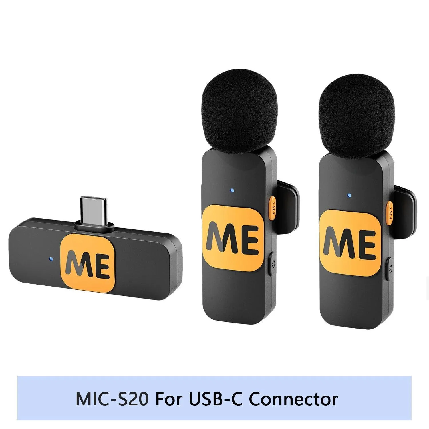 Wireless Lavalier Mic Kit: Professional Sound for iOS/Android