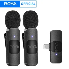 Wireless Lavalier Mic Kit: Professional Sound for iOS/Android