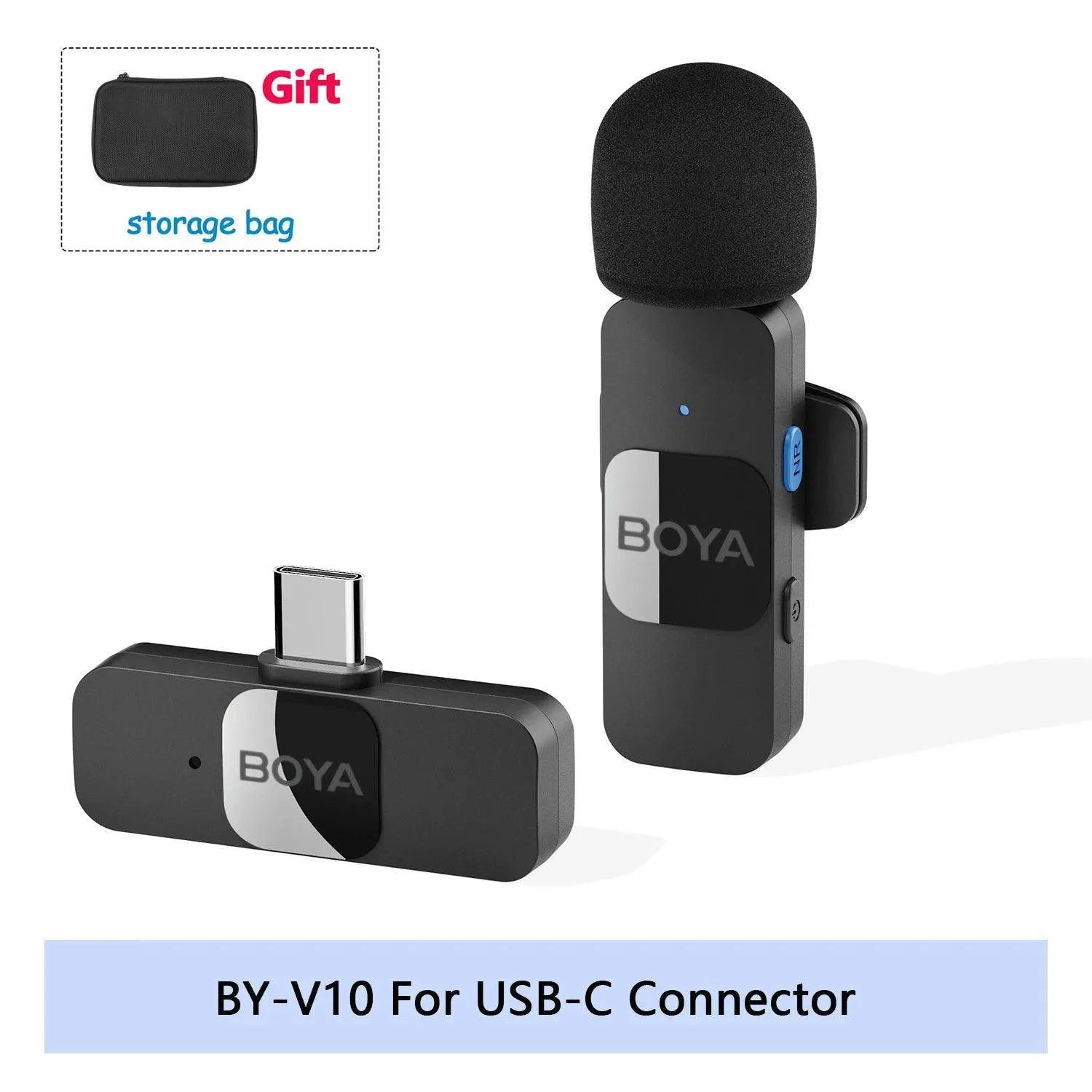 Wireless Lavalier Mic Kit: Professional Sound for iOS/Android