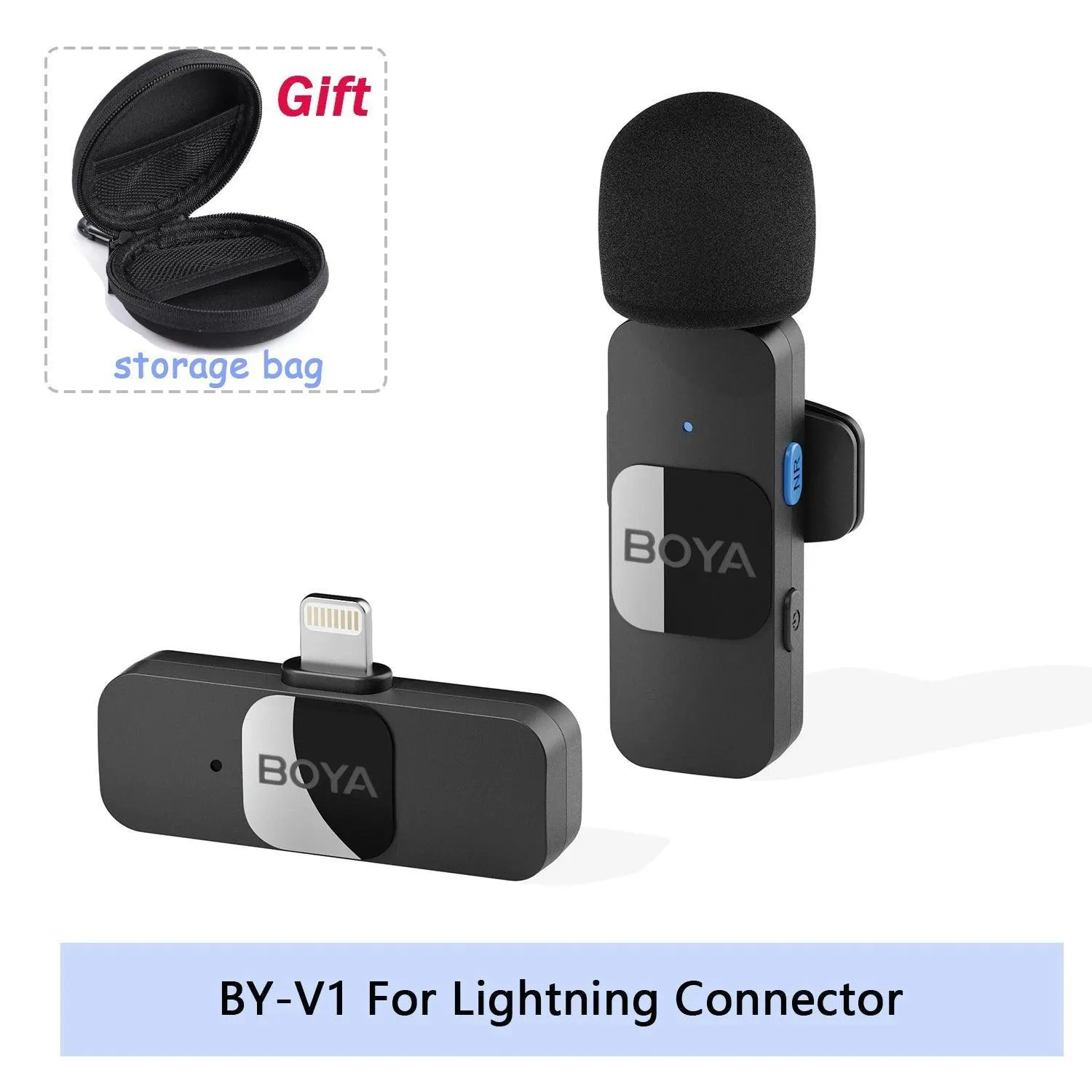 Wireless Lavalier Mic Kit: Professional Sound for iOS/Android