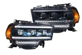 XB LED Headlights: Dodge Ram HD (2019 ) (Pair / ASM)