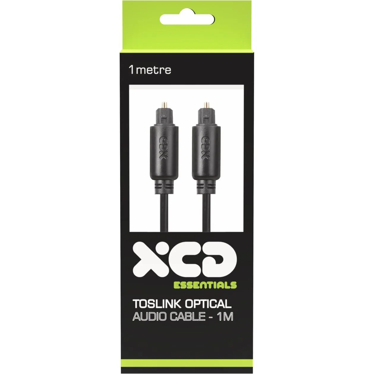 XCD Essentials Digital Toslink Optical Cable V2 1M