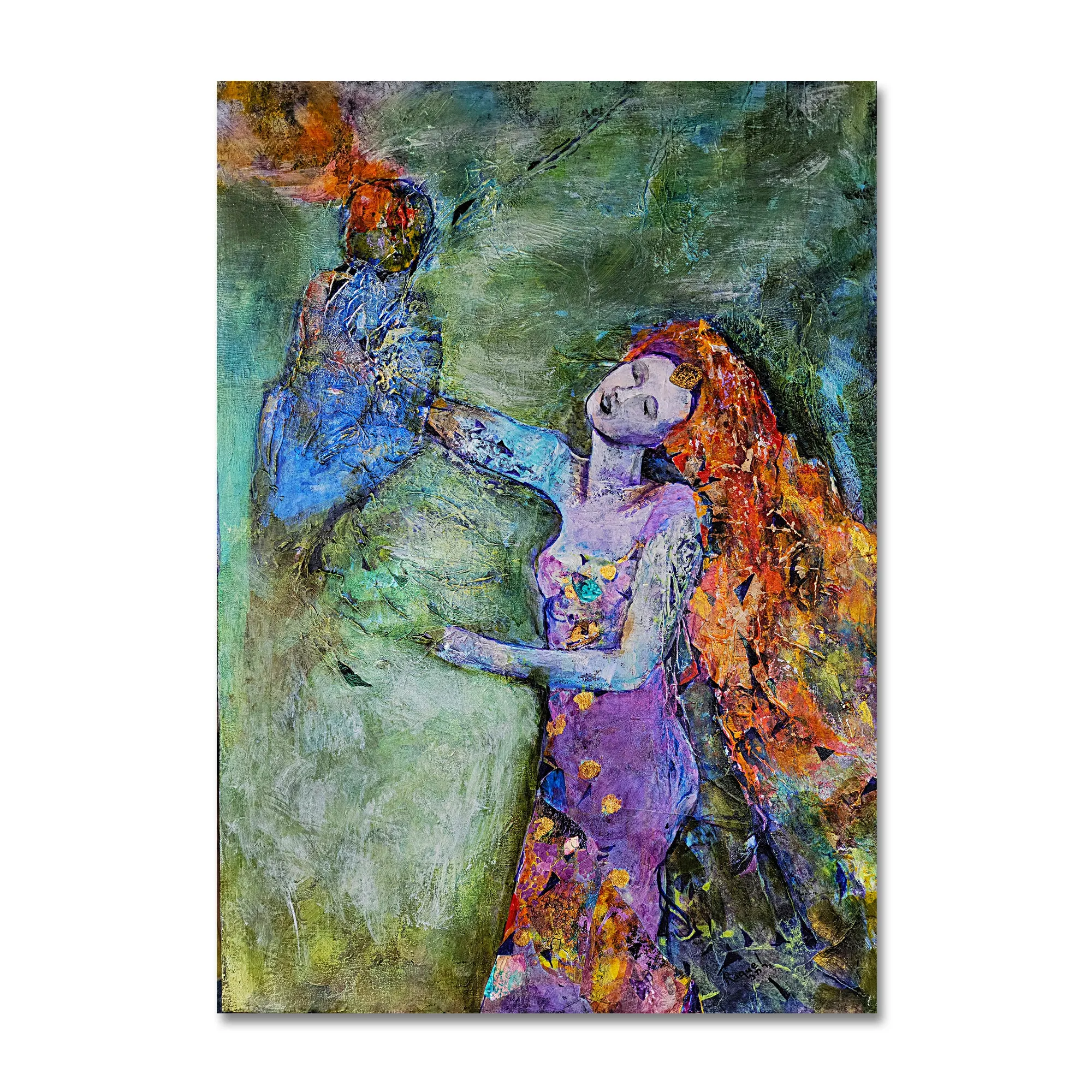 Yearning 28X39 Mixed Media