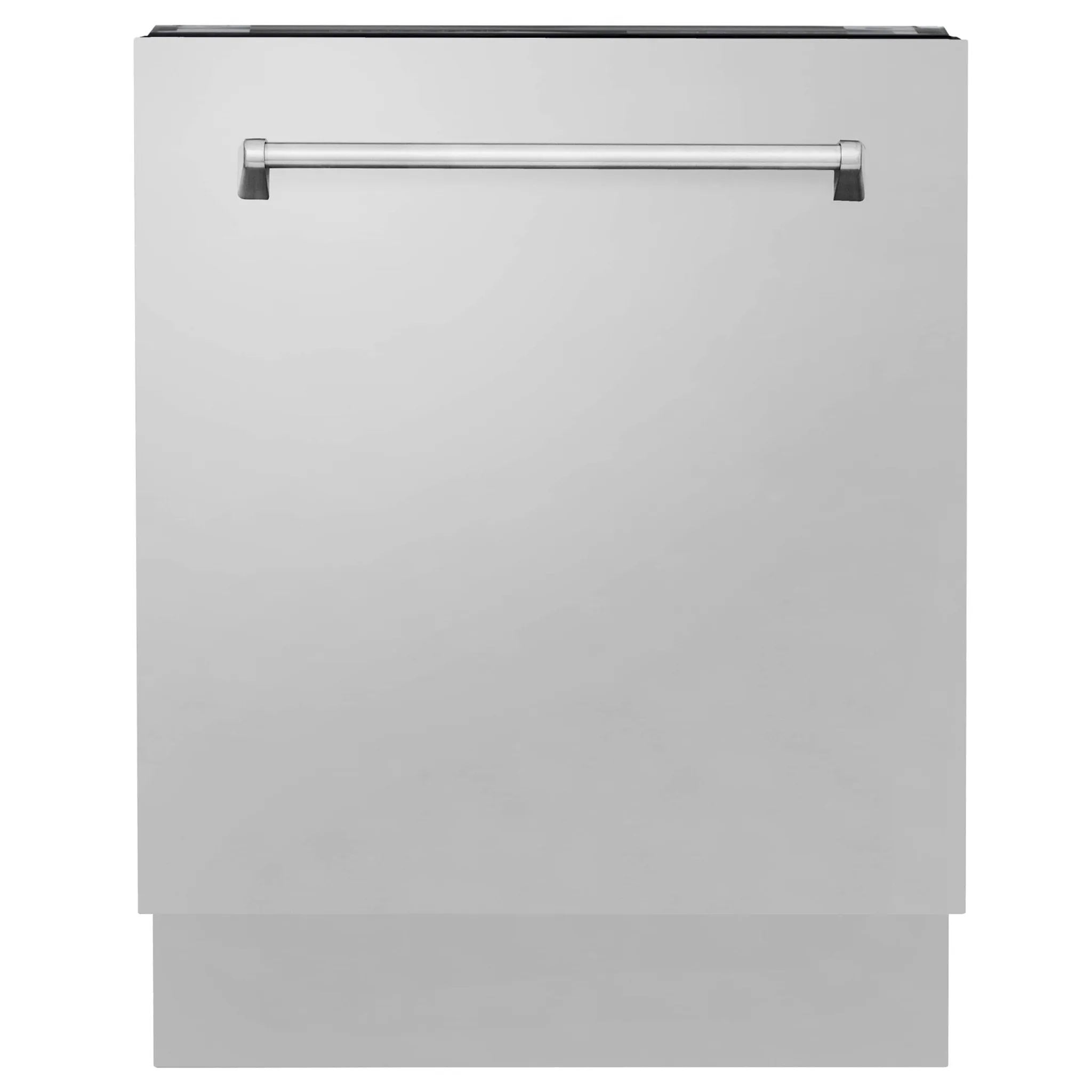 ZLINE 5-Piece Appliance Package - 48-Inch Rangetop, Refrigerator, 30-Inch Electric Wall Oven, 3-Rack Dishwasher, and Convertible Wall Mount Hood in Stainless Steel (5KPR-RTRH48-AWSDWV)